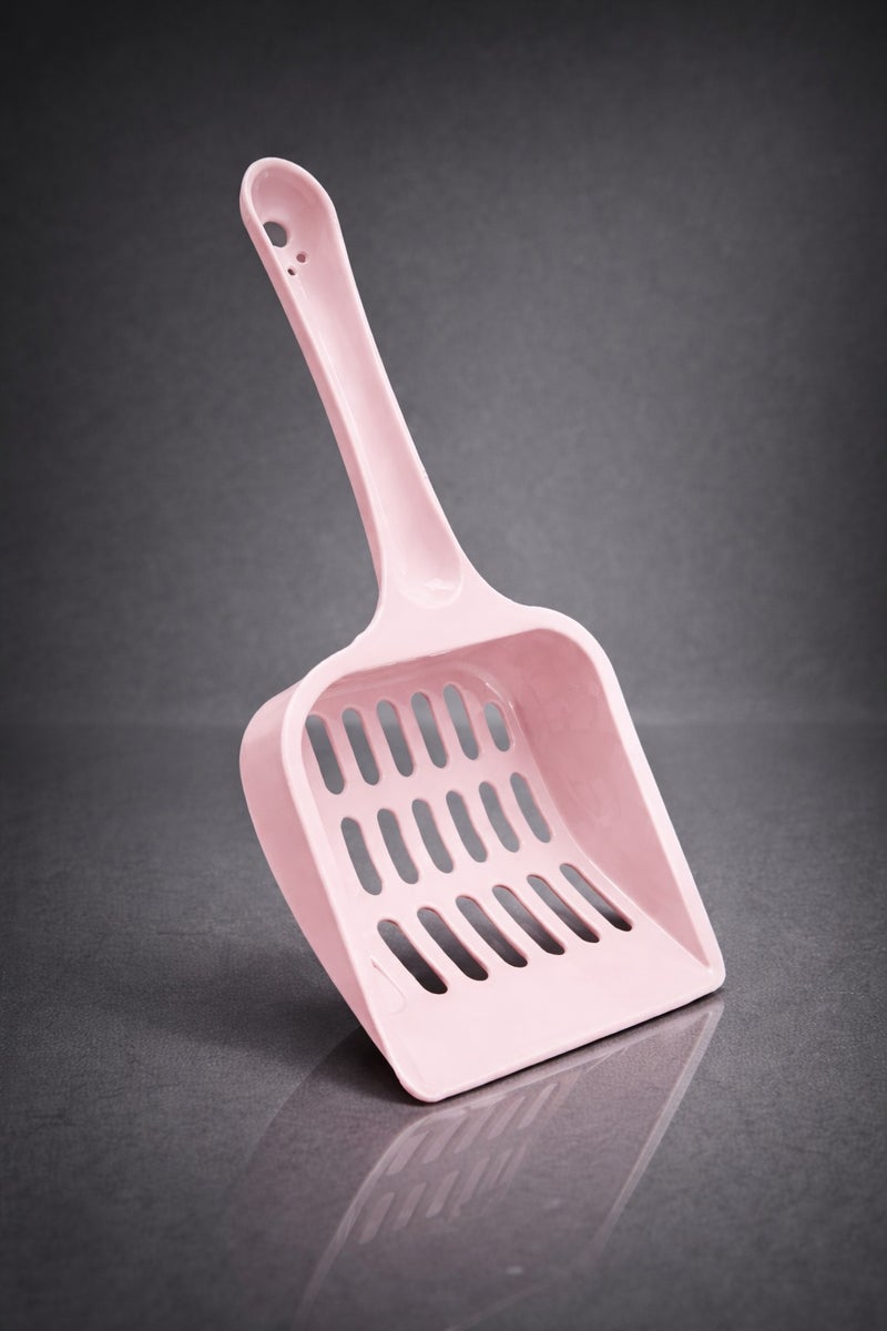 ICare Cat Litter Scoop, Pink, 20 x 9 cm, Slotted Design for Easy Sifting - Image 2